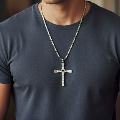 Collar de Cruz™ Alta Pureza 316L